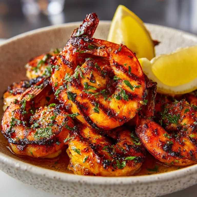 BBQ Grilled Prawns with Garlic, Lemon & Chilli: An Incredible Ultimate Recipe