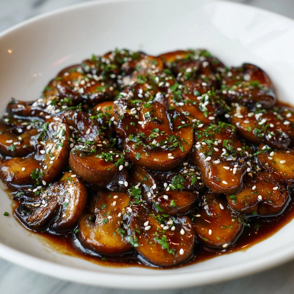 Gochujang Mushrooms Recipe - Recipe Image