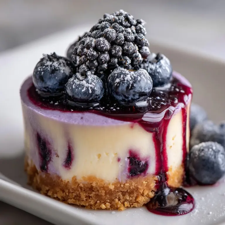 Blueberry Mousse Heaven Cheesecake Recipe