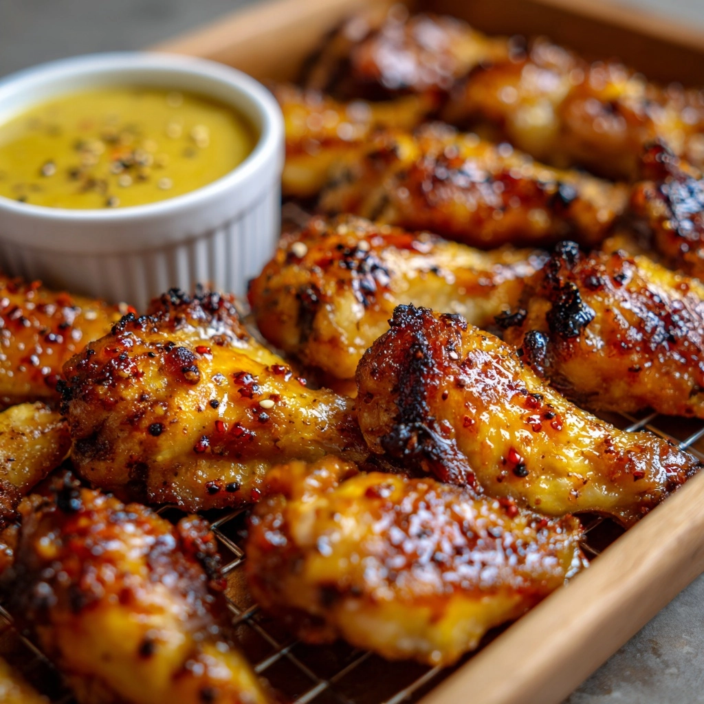 Honey Lemon Pepper Wings Recipe - Recipe Image