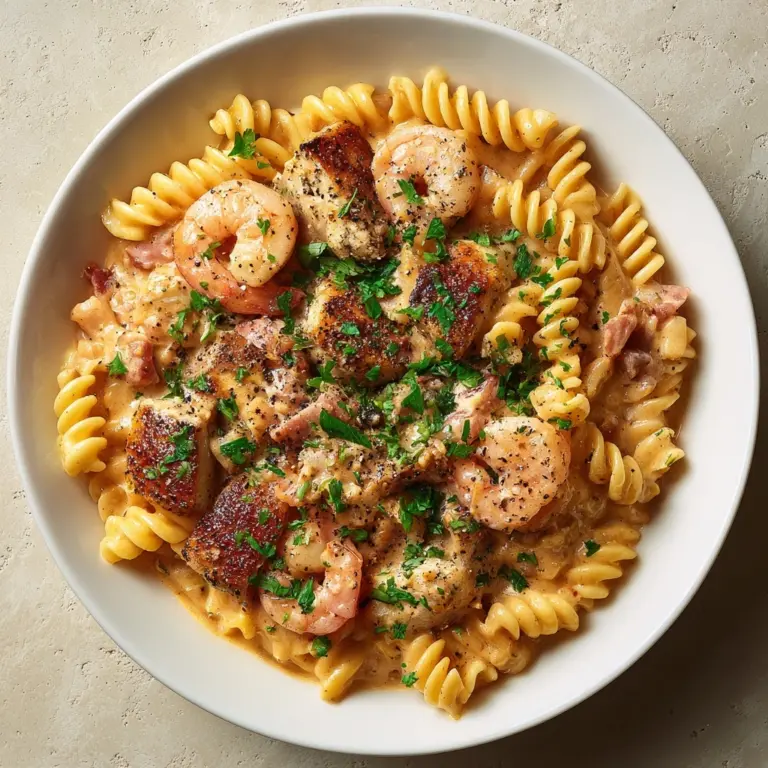 Cajun Chicken and Shrimp Pasta Recipe