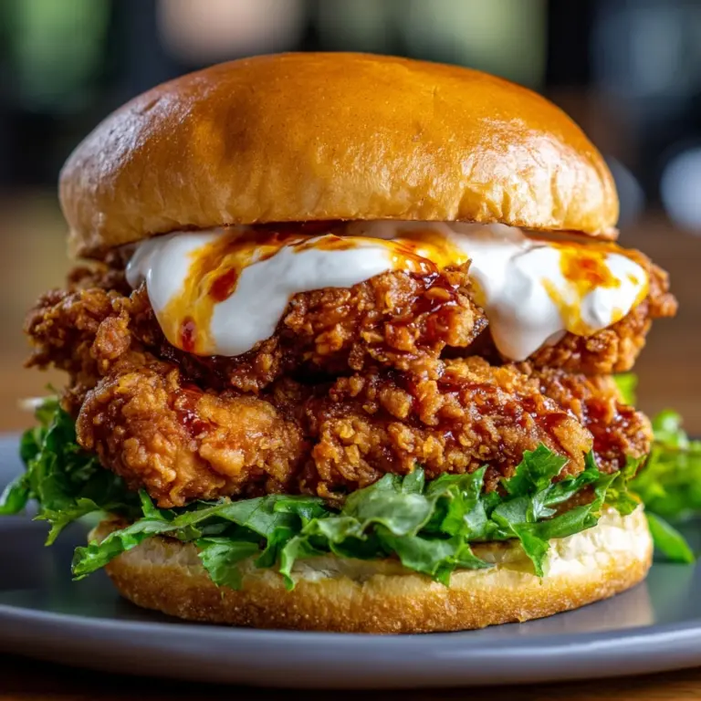 Crispy Chicken Burger Recipe