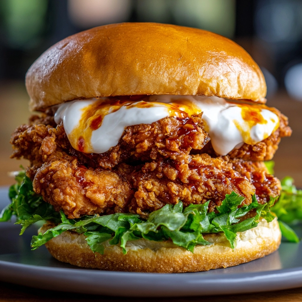 Crispy Chicken Burger Recipe