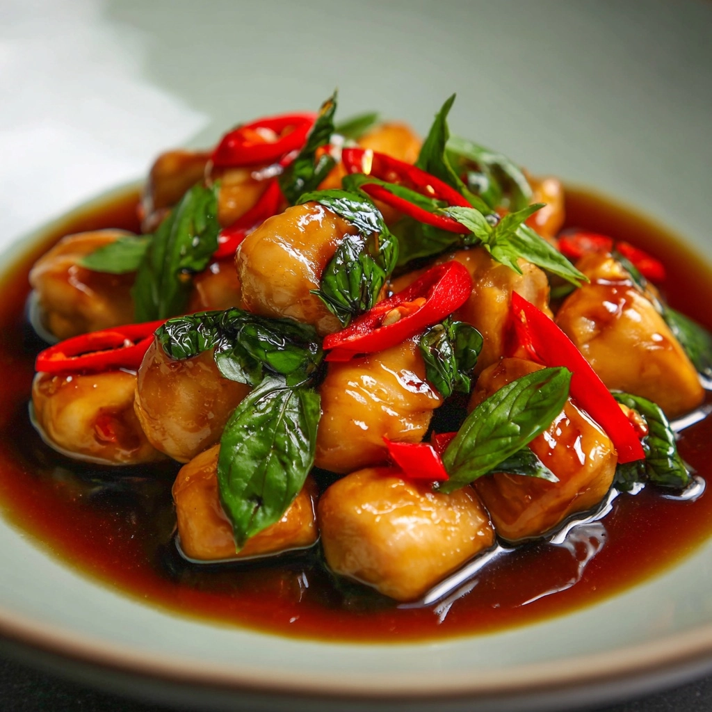 Thai Basil Chicken Recipe - Recipe Image