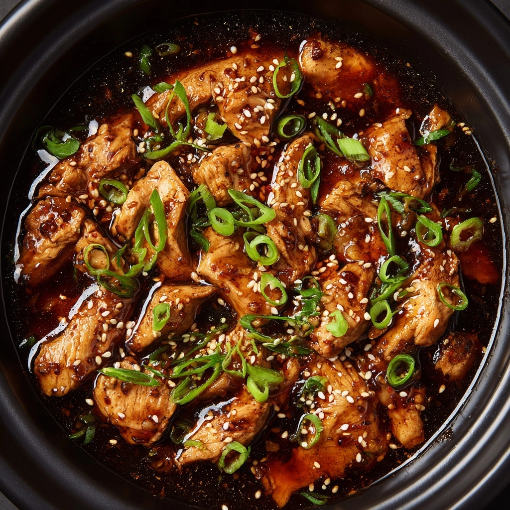 Slow Cooker Honey Sesame Chicken Recipe - Recipe Image