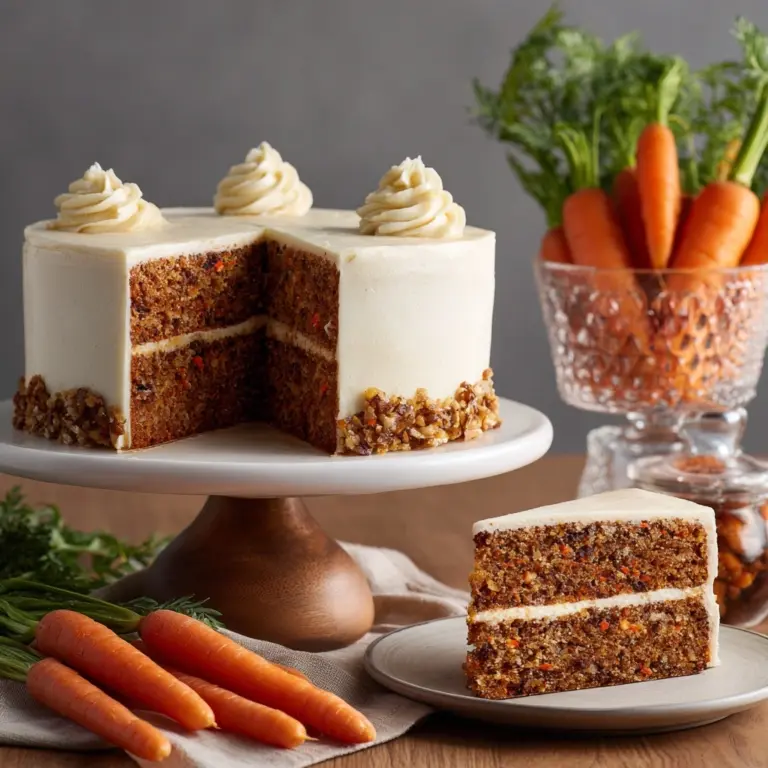 Carrot Cake with Cream Cheese Frosting Recipe