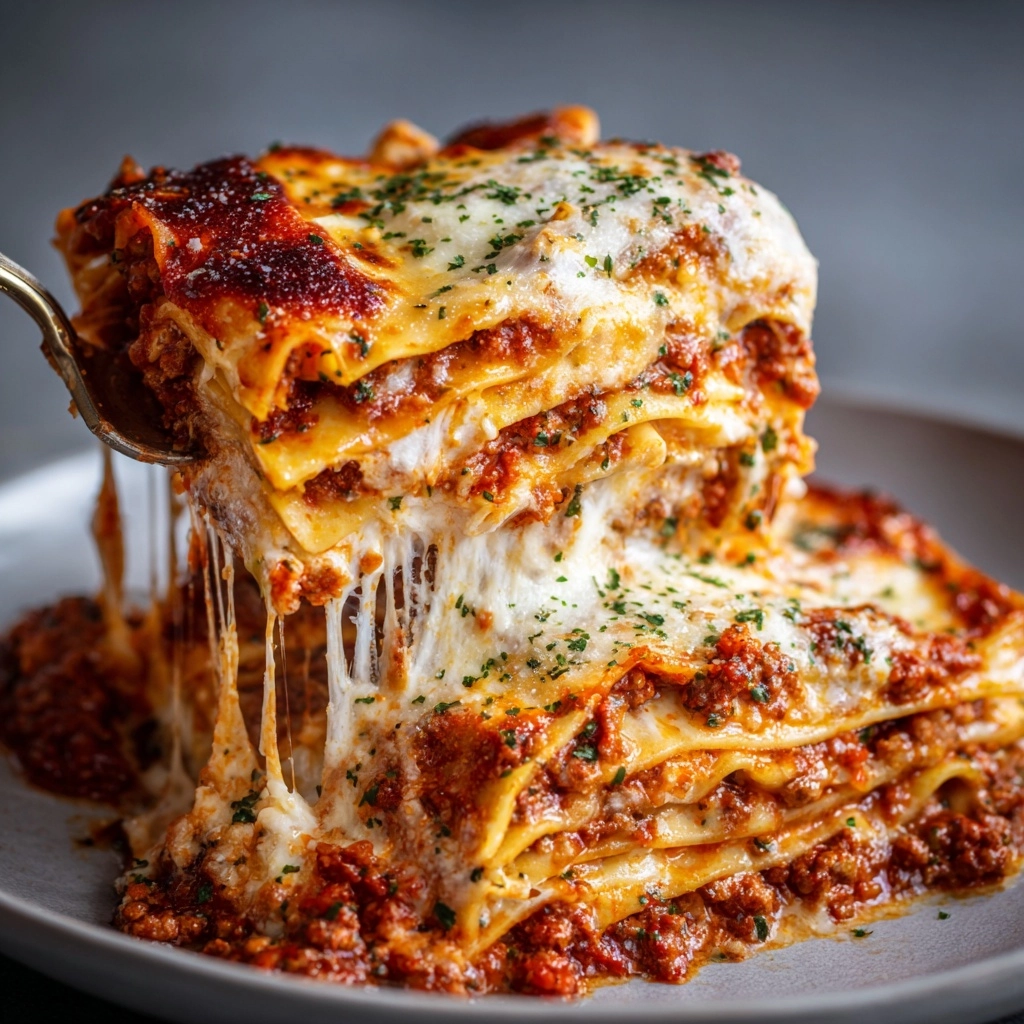 Famous Three-Cheese Lasagna Recipe