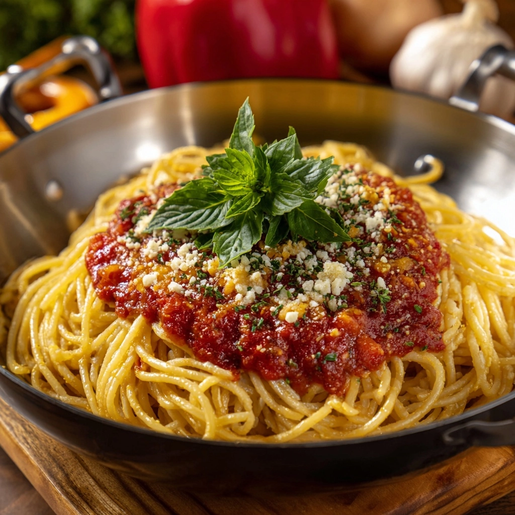 Homemade Spaghetti Recipe - Recipe Image