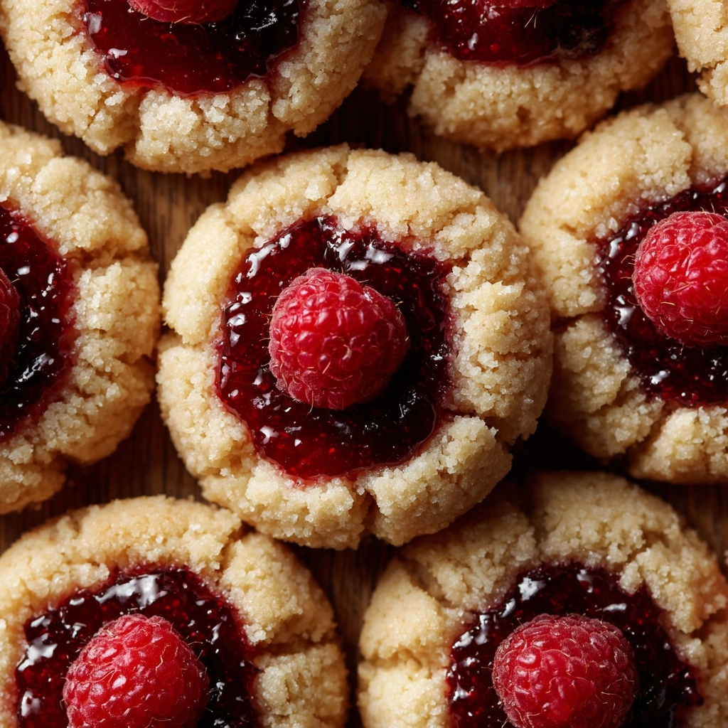 Raspberry Cheesecake Thumbprint Cookies Recipe - Recipe Image