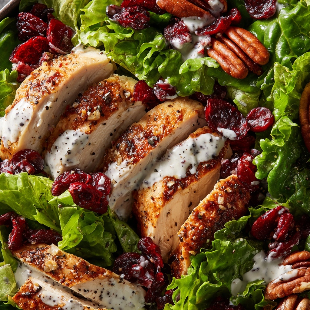 Cranberry Pecan Chicken Salad with Poppy Seed Dressing Recipe