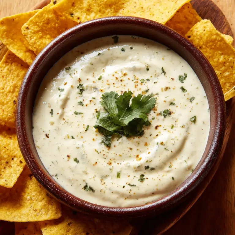 Mexican White Cheese (Queso) Dip Recipe