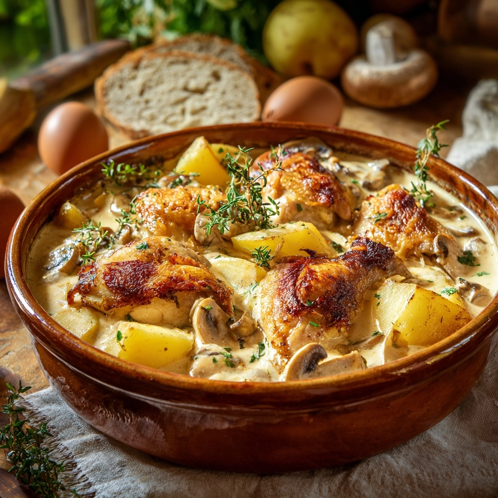 French Chicken Casserole Recipe - Recipe Image