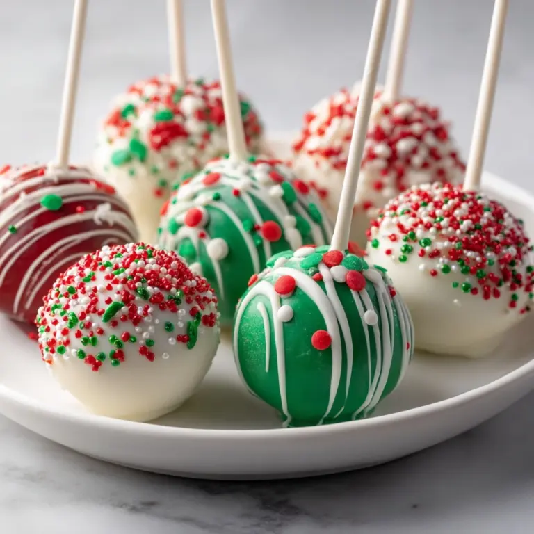Christmas Cake Pops Recipe