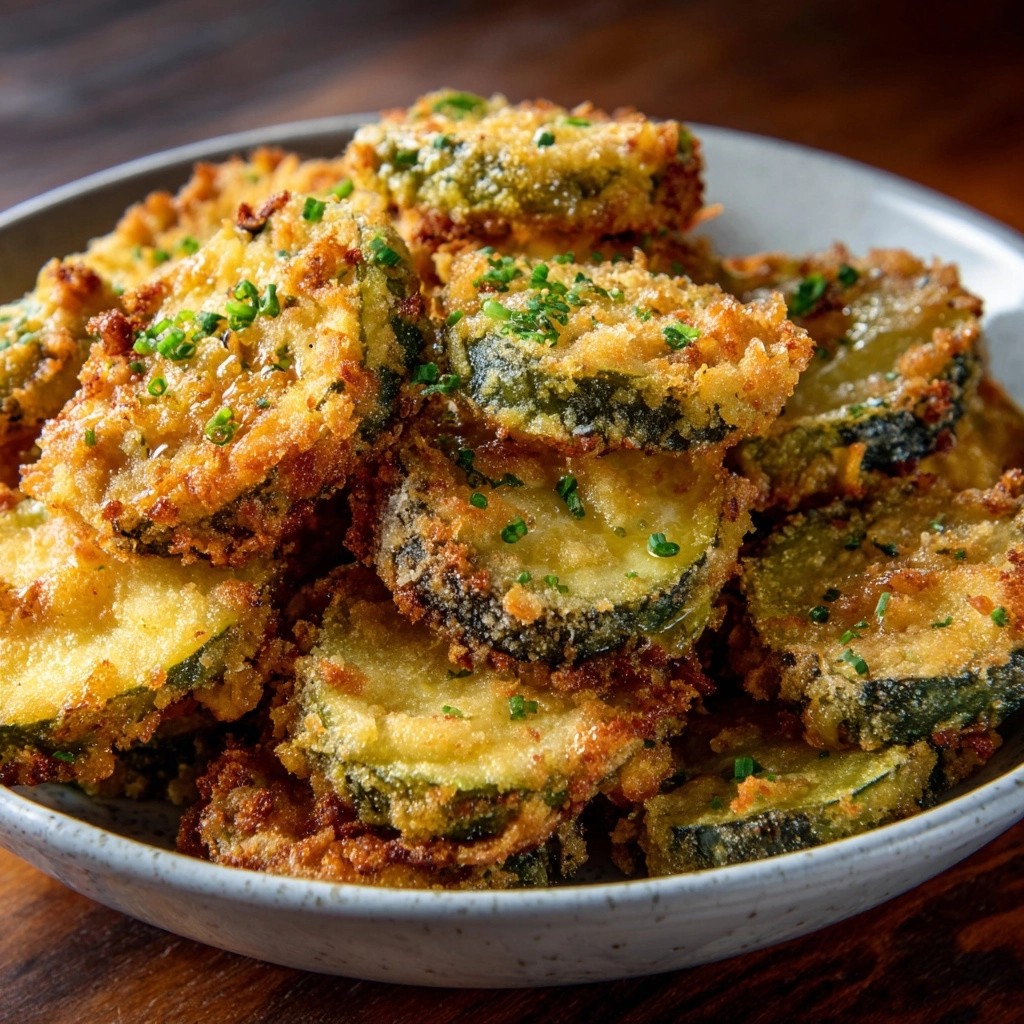 Cheesy Stuffed Fried Pickles Recipe - Recipe Image