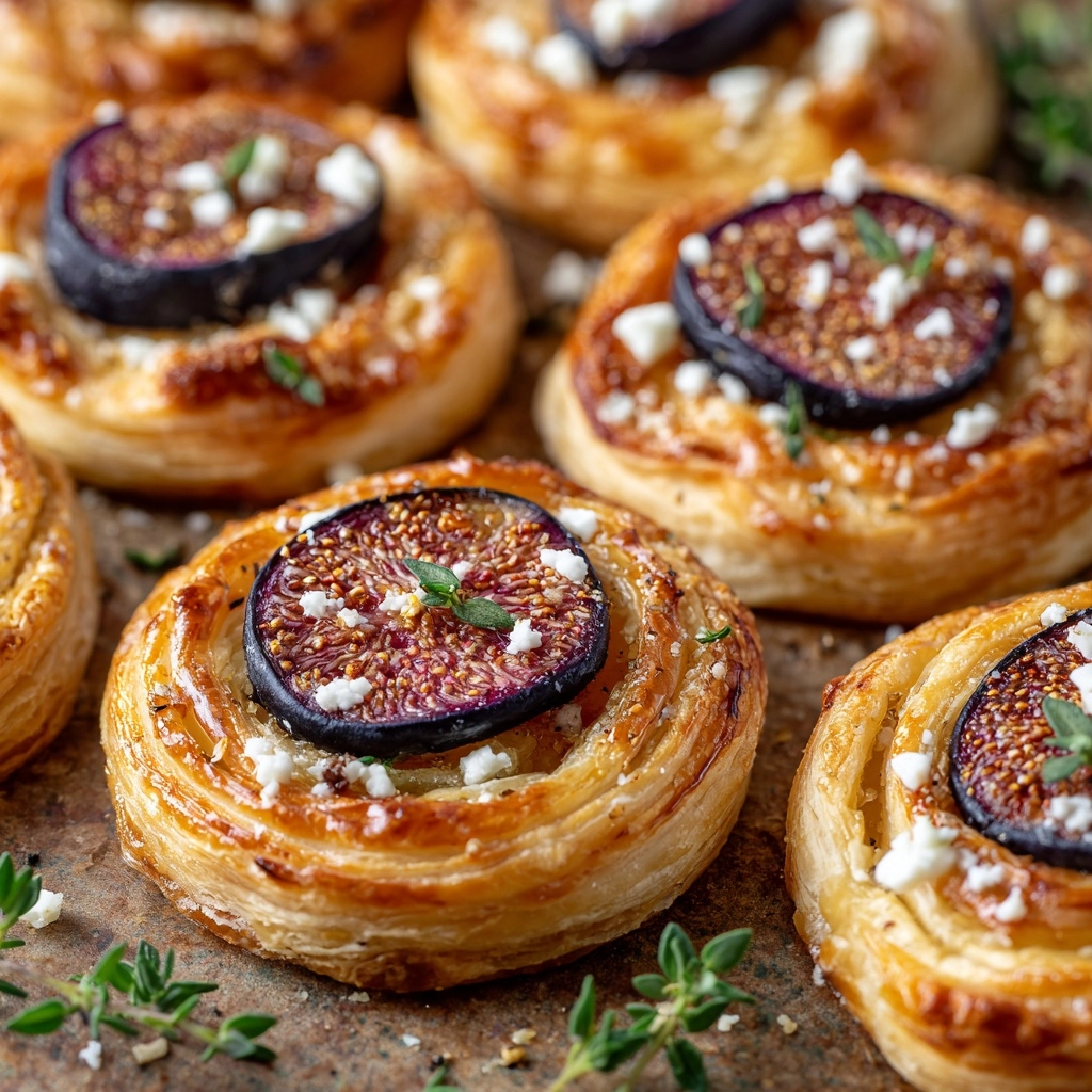 Fig and Goat Cheese Pinwheels Recipe