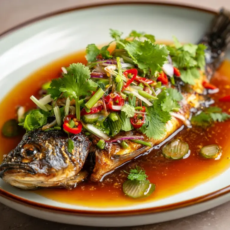Chinese Steamed Fish Recipe