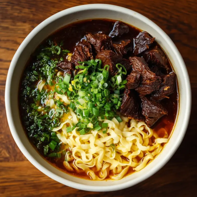 Niu Rou Mian: Taiwanese Beef Noodle Soup Recipe