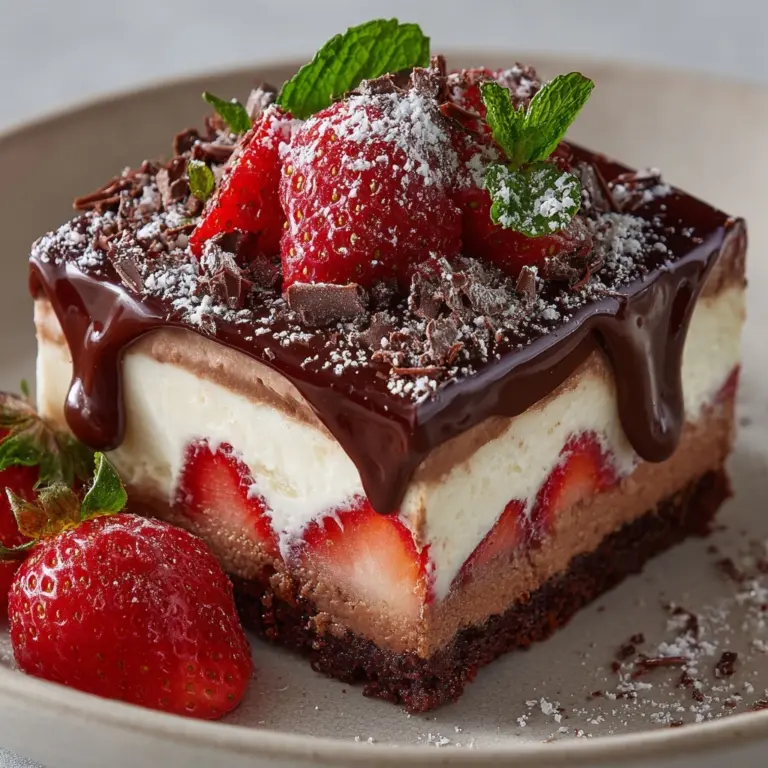 Indulge in Strawberry Chocolate Fantasy Ice Cream Cake Decadence Recipe