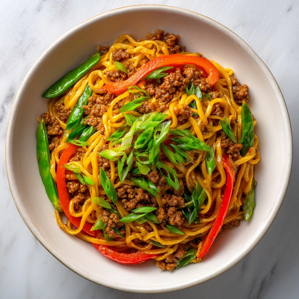 Ground Beef Lo Mein Recipe