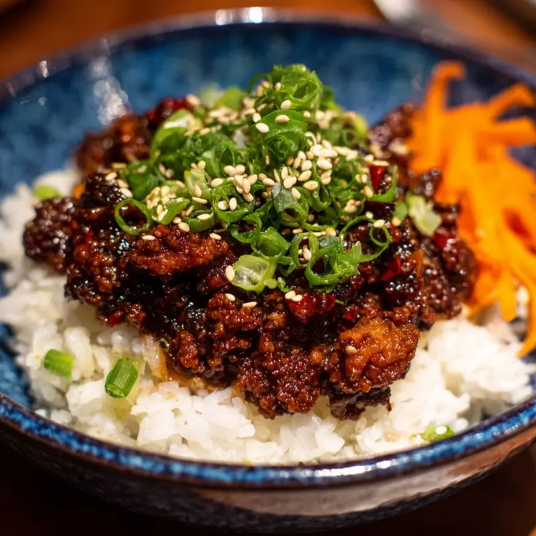 Healthy Ground Turkey Teriyaki Rice Bowl Recipe