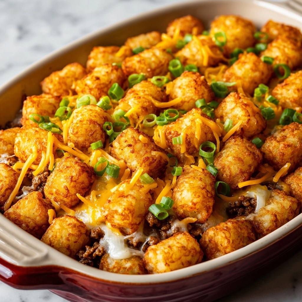 Cowboy Tater Tot Casserole Recipe - Recipe Image