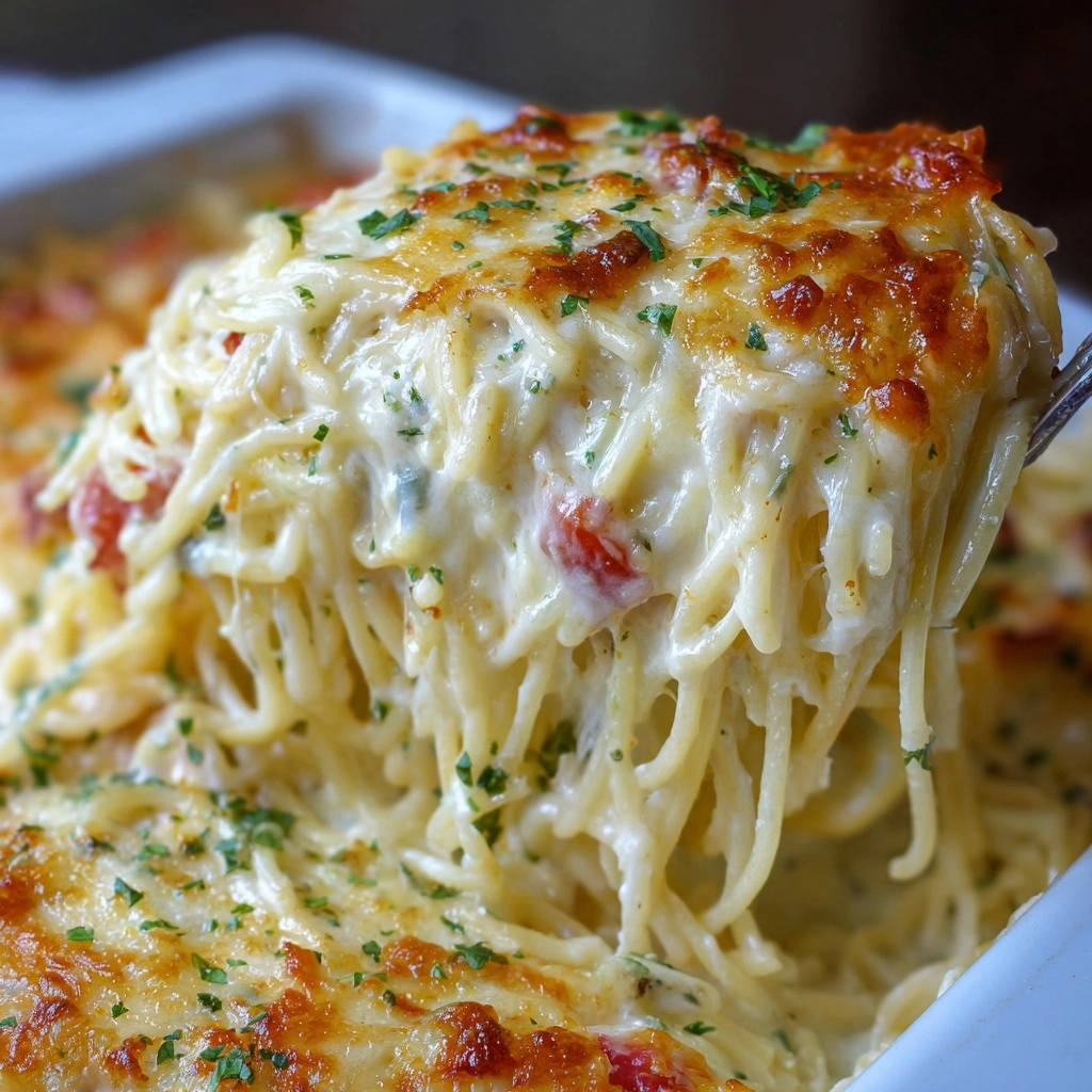 Easy Chicken Spaghetti with Rotel Recipe - Recipe Image