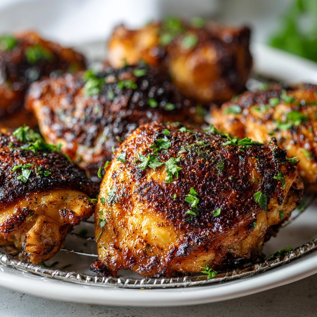 Air Fryer Chicken Thighs Recipe - Recipe Image