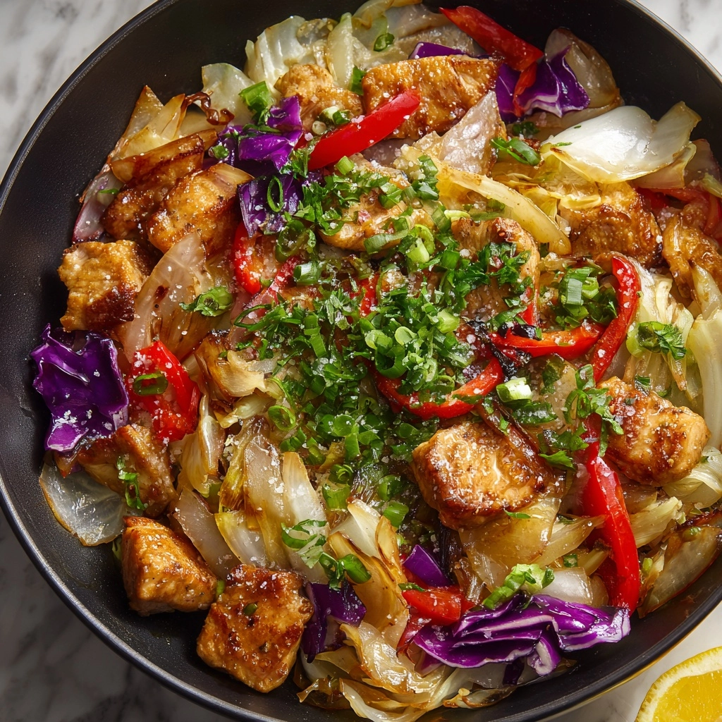 Easy Chicken and Cabbage Stir Fry Recipe - Recipe Image