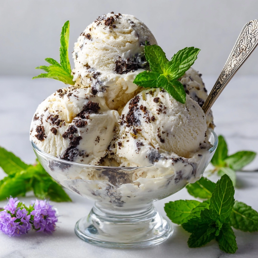 Homemade Mint Chocolate Chip Ice Cream Recipe - Recipe Image