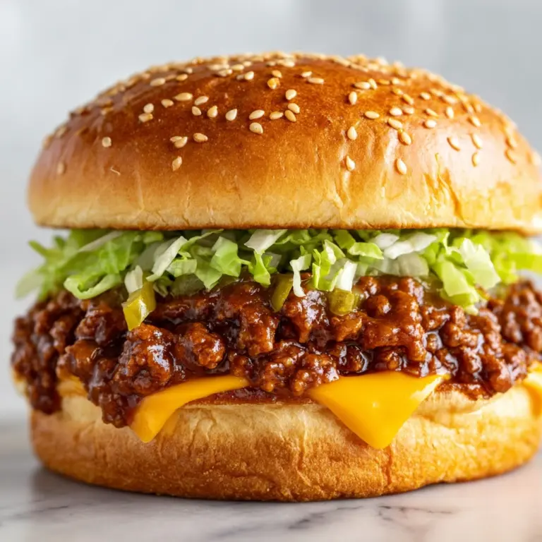 Big Mac Sloppy Joes Recipe