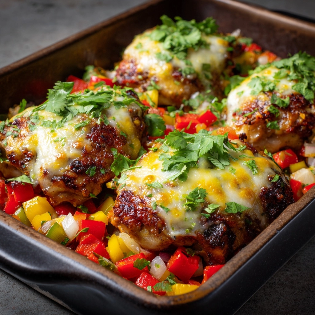 Fajita Stuffed Chicken Recipe