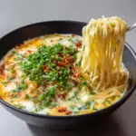 Spicy Cabbage Ramen with Cheese Recipe