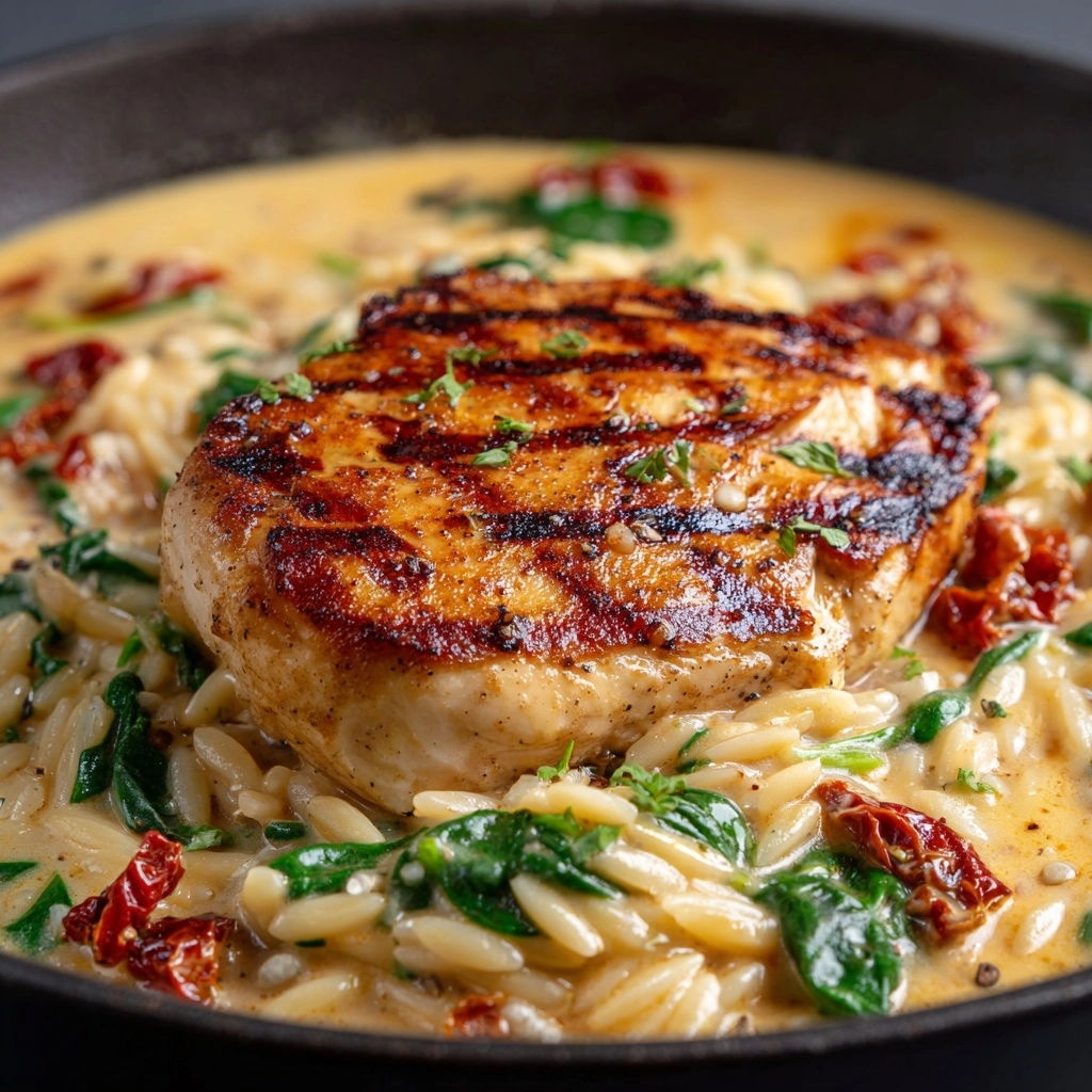 Marry Me Chicken Orzo {One Pot} Recipe - Recipe Image