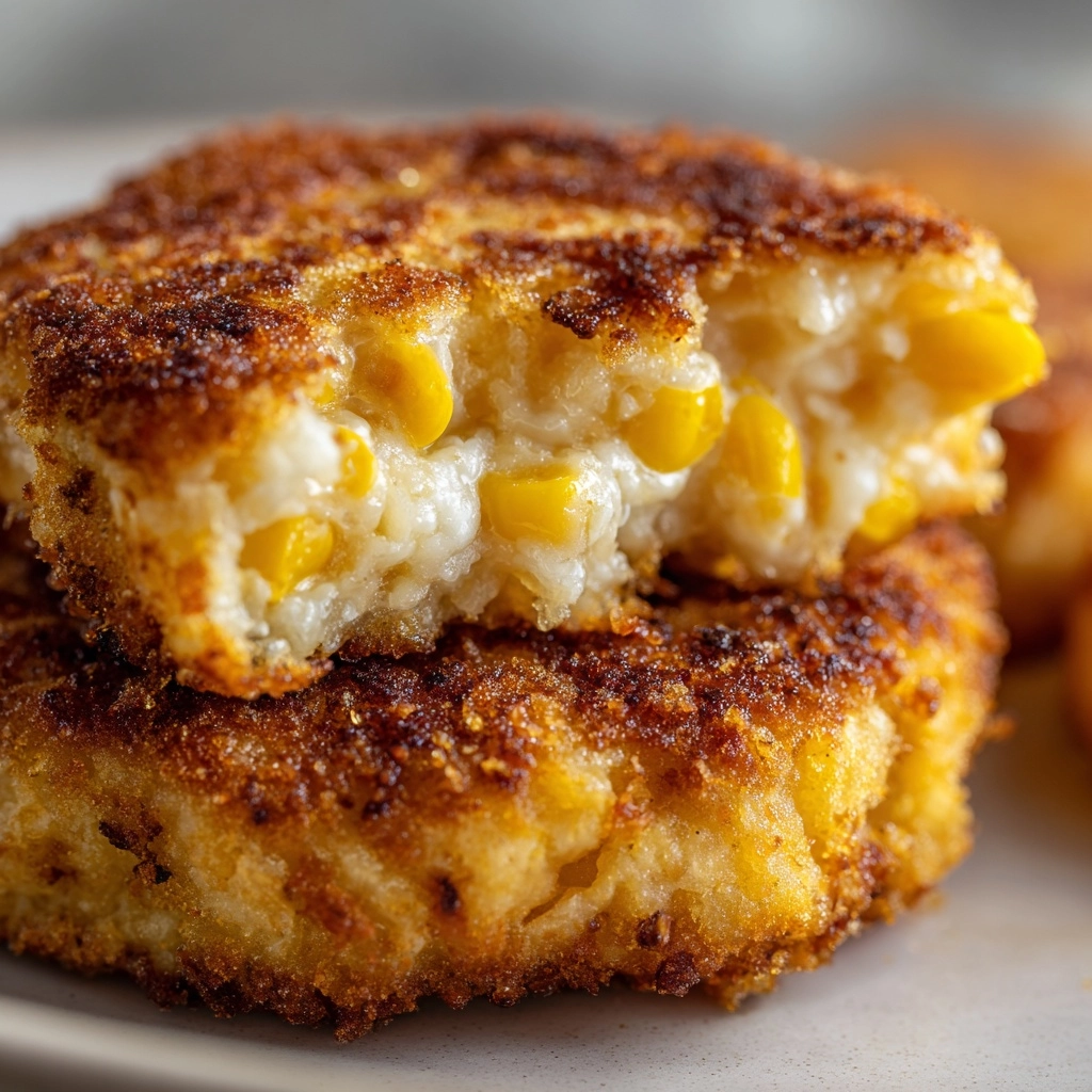Crispy Cheddar Corn Potato Fritters Recipe - Recipe Image