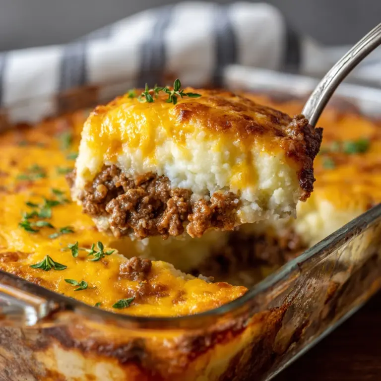 Cheddar Bay Ground Beef Cobbler Recipe