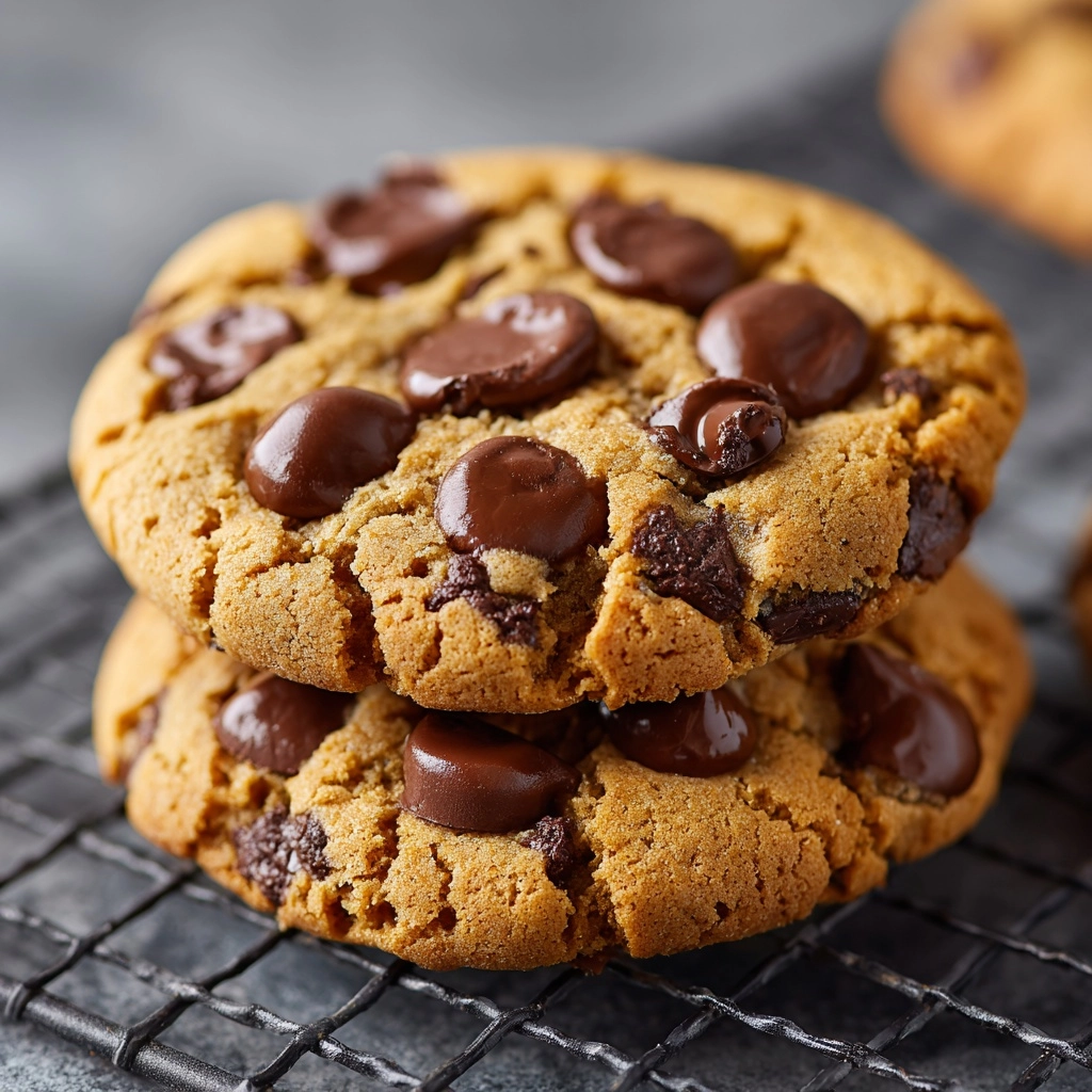 Peanut Butter Oatmeal Chocolate Chip Cookies Recipe - Recipe Image