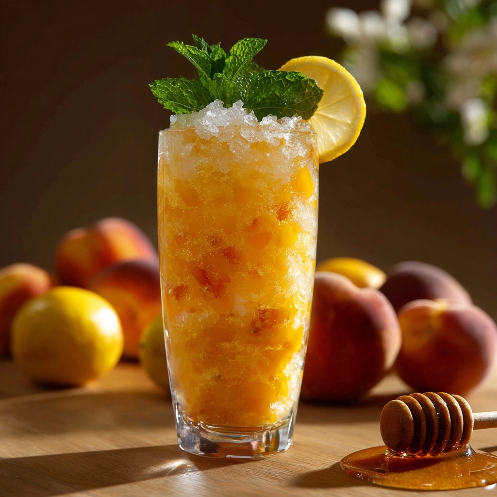Frozen Peach Lemonade: The Ultimate Summer Refreshment Recipe - Recipe Image