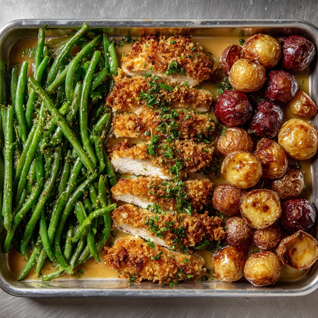 Parmesan Crusted Chicken Sheet Pan Recipe