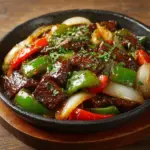 Sizzling Pepper Steak with Onions Recipe