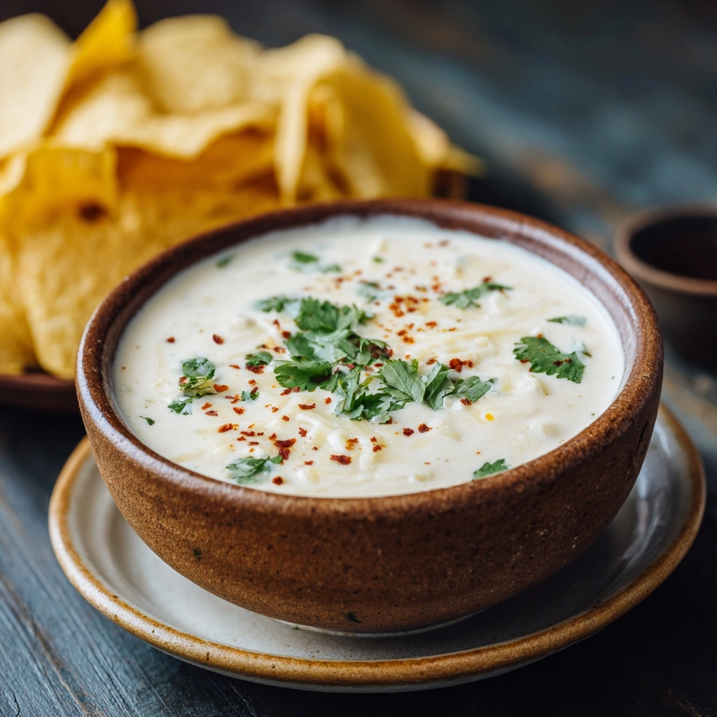 Mexican White Cheese (Queso) Dip Recipe