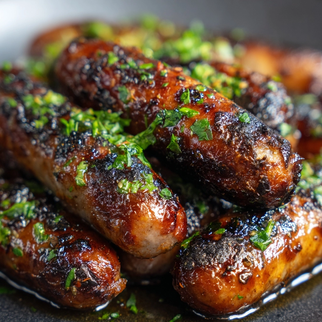 Sweet & Savory Honey Garlic Sausage Recipe - Recipe Image