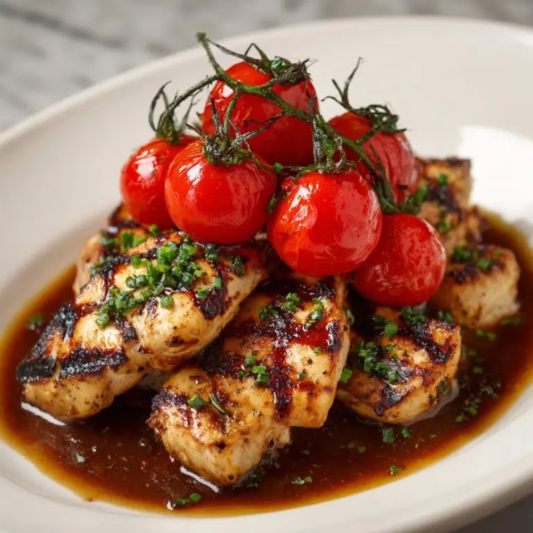 Balsamic Chicken and Tomatoes Recipe