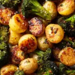 Roasted Parmesan Potatoes & Broccoli Recipe