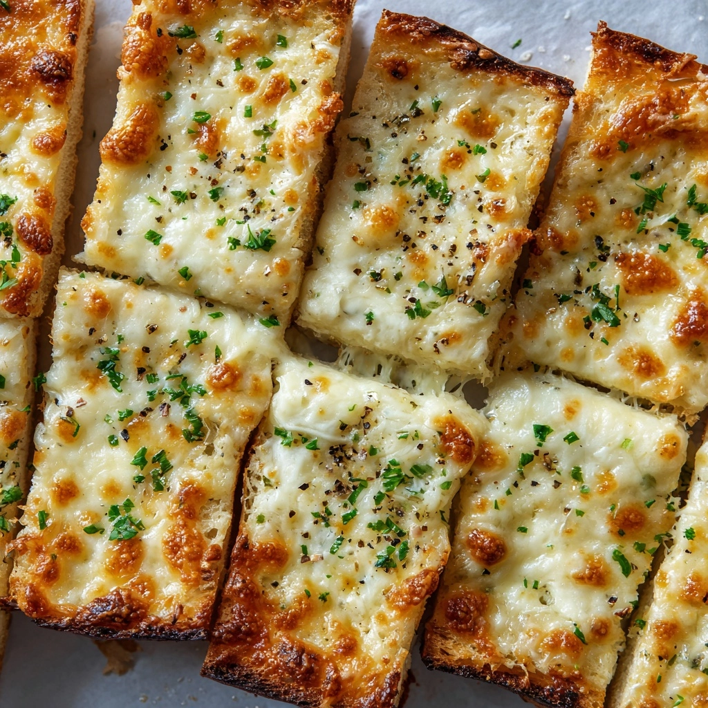 Homemade Cheesy Garlic Breadsticks Recipe - Recipe Image