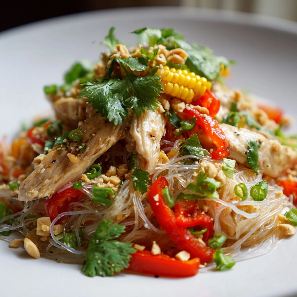 Creamy Chicken Curry Noodles Recipe - Recipe Image