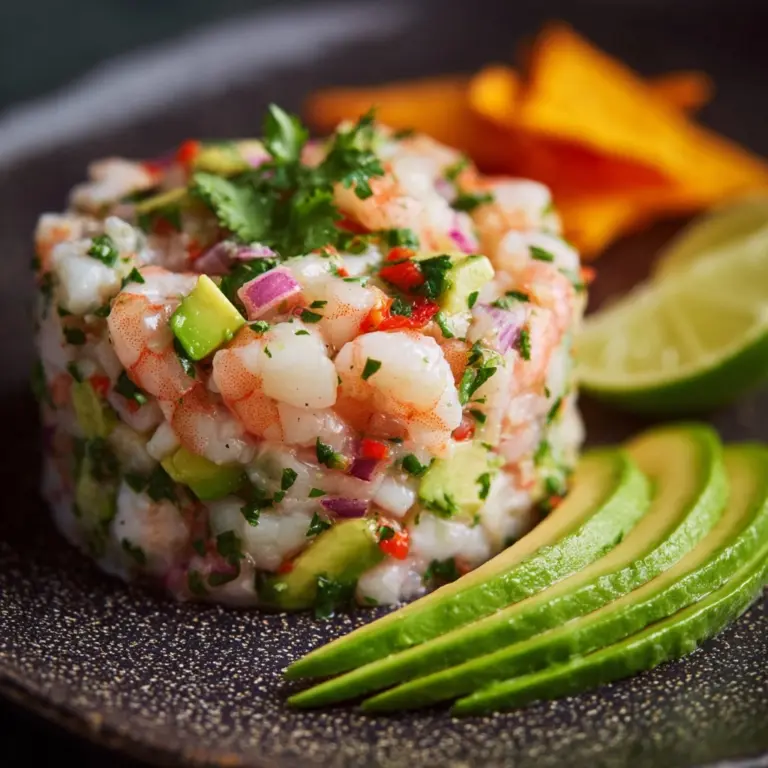 Easy Shrimp Ceviche with Avocado & Fresh Citrus Recipe