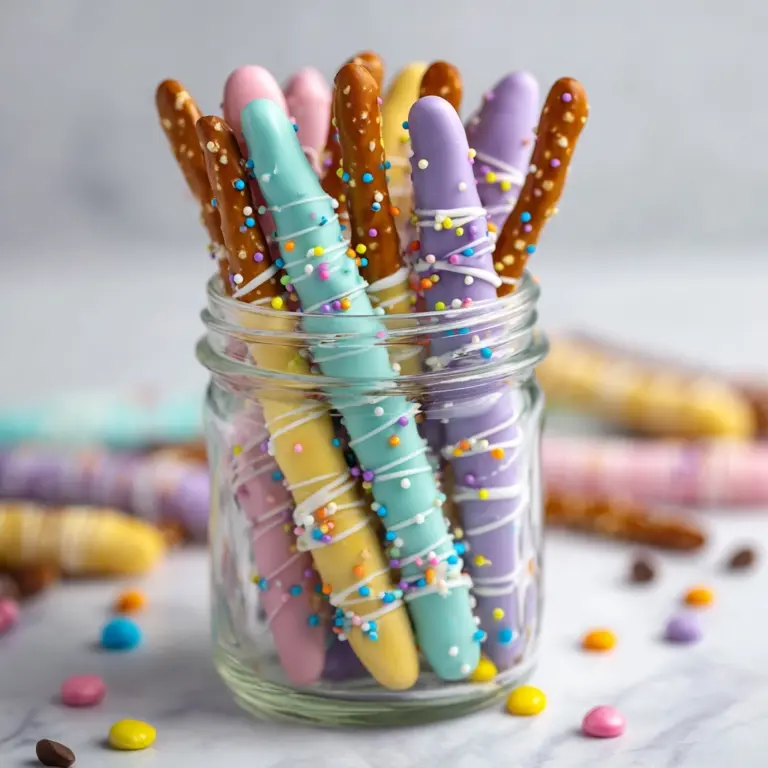 Easter Pretzel Rods Recipe