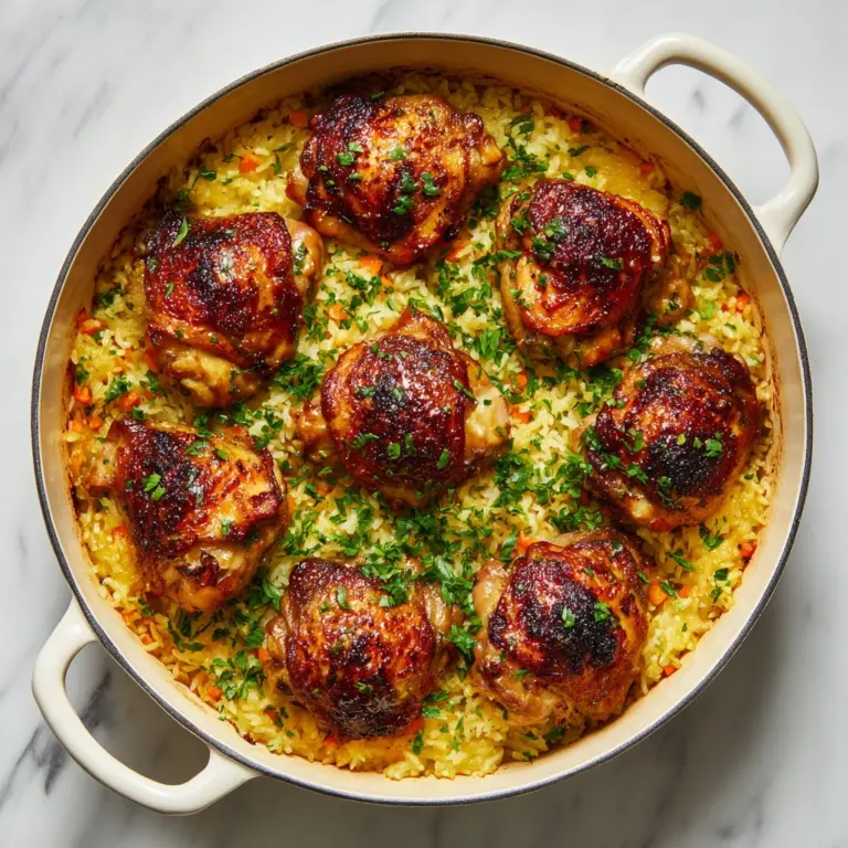 No Peek Chicken & Rice Casserole Recipe