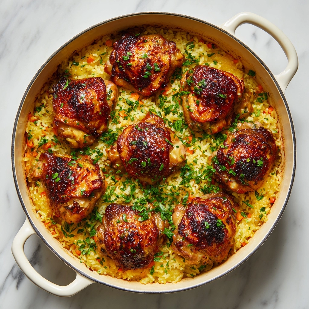 No Peek Chicken & Rice Casserole Recipe - Recipe Image