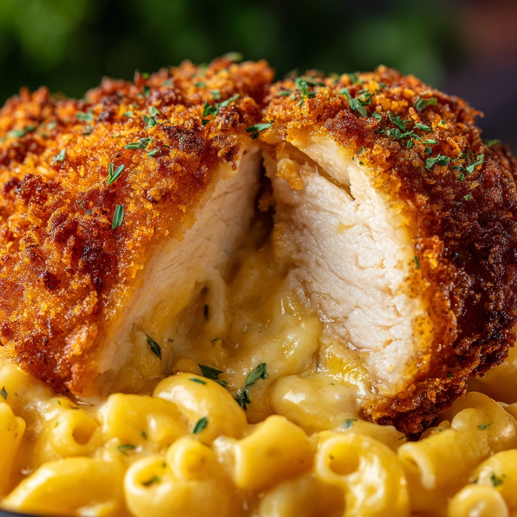 Southern Fried Chicken with Creamy Mac and Cheese Recipe